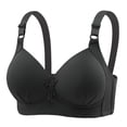thumbnail image 1 of LOVZFMLL Soutiens-Gorge pour Femmes Grande Taille Rehausseur Réglable Respirant Sans Armatures Noir m, 1 of 2