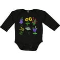 thumbnail image 3 of Inktastic Group of Beautiful Wildflowers Boys or Girls Long Sleeve Baby Bodysuit, 3 of 5