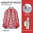 thumbnail image 5 of Mantra Sunflower Backpack - Bright & Cheerful School Bag for Positivity, Insulated Lunch Compartment, Joyful Gift for Optimists, 5 of 6