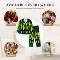 thumbnail image 7 of Lsque Tropical Summer Vibes Pattern Long Sleeve Pajama Set for Women - Soft 2-Piece Sleepwear and Loungewear Set with Pockets, Comfy Nightwear-Small, 7 of 7