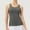 Grey, variant on SNKSDGM 4Th of July Dressy Tank Tops for Women Women's Plus Brown Crop Tops for Women Women's Solid Color Yoga Vest Sports Quick Drying Vest