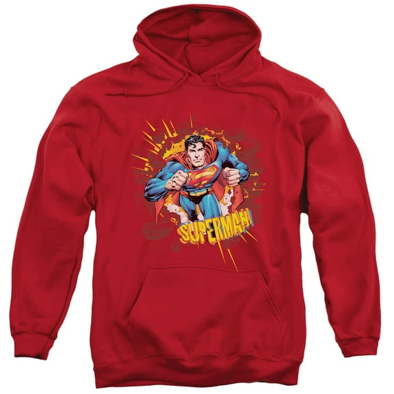 Superman - Sorry About The Wall - Pull-Over Hoodie - X-Large