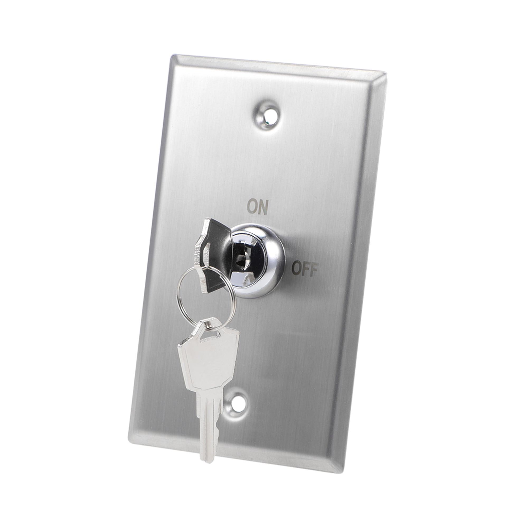 Uxcell Key Switch Lock On/Off Exit Switch Emergency Door Release DPST ...