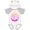 White & Heather w/ Ears, variant on Inktastic Pigeon Forge, Tennessee- Mountains in Sunrise Colors Boys or Girls Baby Bodysuit