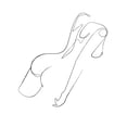 thumbnail image 2 of Yuarrent Transformar el espacio con pintura en lienzo Edición de femenina Cuerpo de mujer Estampado minimalista Innovador Decoración del hogar A, 2 of 6