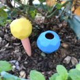 thumbnail image 4 of Juego de 4, Cono de riego de arcilla, Bolas para botellas, Terracota, Amarillo, azul, rosa, violeta TUNC Sencillez, 4 of 5