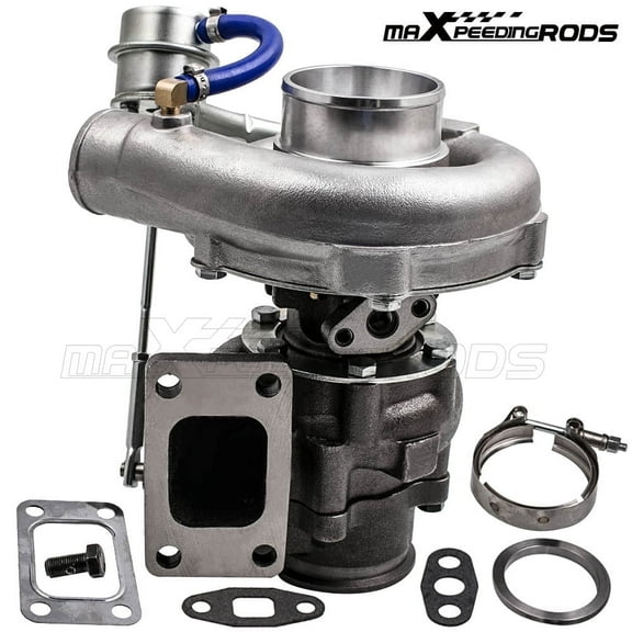 BFO T04E V-Band Universal Turbocharger .63 A/R Turbine .5A/R With Internal Wastegate T3 T4 Turbo for all 4CYL 6CYL 1.5L-2.5L Engines 420HP Fits select: 2012-2014 HONDA ACCORD EXL