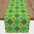 thumbnail image 3 of Creative Products Diamond Argyle Clover Pattern 16 x 90 Poly Twill Table Runner, 3 of 3