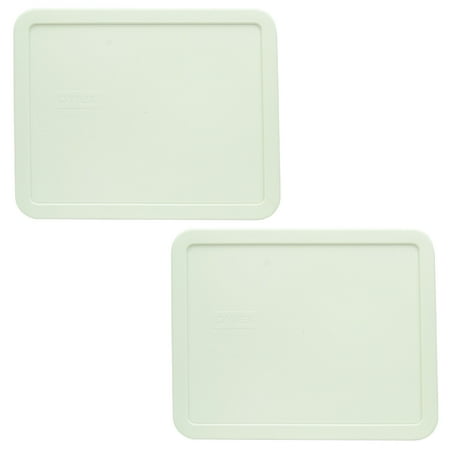 

Pyrex 7212-PC White Rectangle Food Storage Replacement Lid (2-Pack)