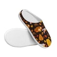 thumbnail image 3 of Lsque Autumn Forest Small Animals Lazy Pattern Womens Comfort Cotton on Scuff With Memory Foam and Anti-skid Sole Slipper-37/38, 3 of 7