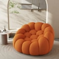 thumbnail image 2 of Gewnee Pumpkin Bean Bag Sofa Chair, Bean Bag Chair with Filler Comfy and Lazy Sofa for Dorm, Apartment, Living Room, 2 of 10