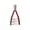 Red, variant on Tennis Racket String Machine Hand Pulled Starting Clamp 3/4 Spring Clamping Tool for Racquet Squash Badminton Racket