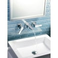 thumbnail image 3 of Moen Ts6730 Double Handle Wall Mounted Bathroom Faucet From The 90 Degree Collection -, 3 of 3