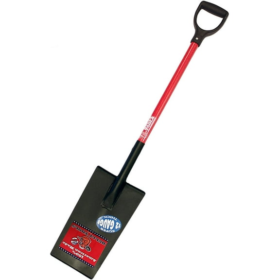 Bully Tools 82500 12-Gauge Edging and Planting Spade with Fiberglass D-Grip Handle