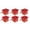 Red #076, variant on 6 Pcs Graduation Cap Candy Gift Box Grad Hat Gift Box Treat Boxes with Tassels Graduation Party Favors for Guests Class of 2026 Decorations (Blue)