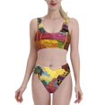 thumbnail image 2 of Picia Beautiful African Woman Women's High Waisted Bikini Scoop Neck Swimsuit Two Pieces Bathing Suit-X-Large, 2 of 8