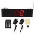 thumbnail image 1 of Queue Calling System Loud Speaker Screen Display 3 Digits Easy Operation Take A Number System 100‑240V UK Plug, 1 of 5