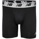thumbnail image 2 of Calzoncillos tipo bóxer New Balance para hombre, 6 unidades, color negro/Team Royal XL, 2 of 6