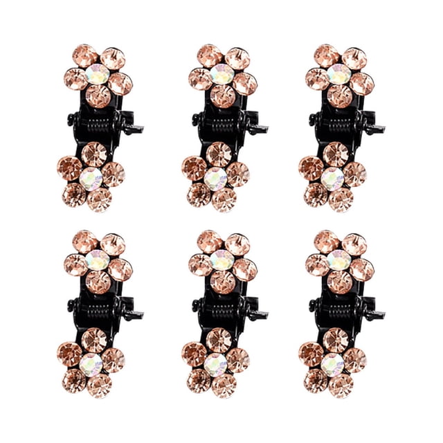Bilqis Deals Rhinestone Side Clip Small Hair Clip Hair Claw Sim-ple Bangs Clip Top Clip Hair
