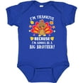 thumbnail image 3 of Inktastic Thanksgiving I'm Thankful Because I'm Gonna Be a Big Brother Boys or Girls Baby Bodysuit, 3 of 5