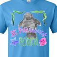 thumbnail image 4 of Inktastic St. Petersburg Florida Cute Swimming Manatee T-Shirt, 4 of 5