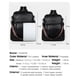 thumbnail image 2 of FADEON Mochila de cuero para mujer Diseñador Mochila de viaje Monederos PU Moda Bolso de hombro para mujer con borla, 2 of 5