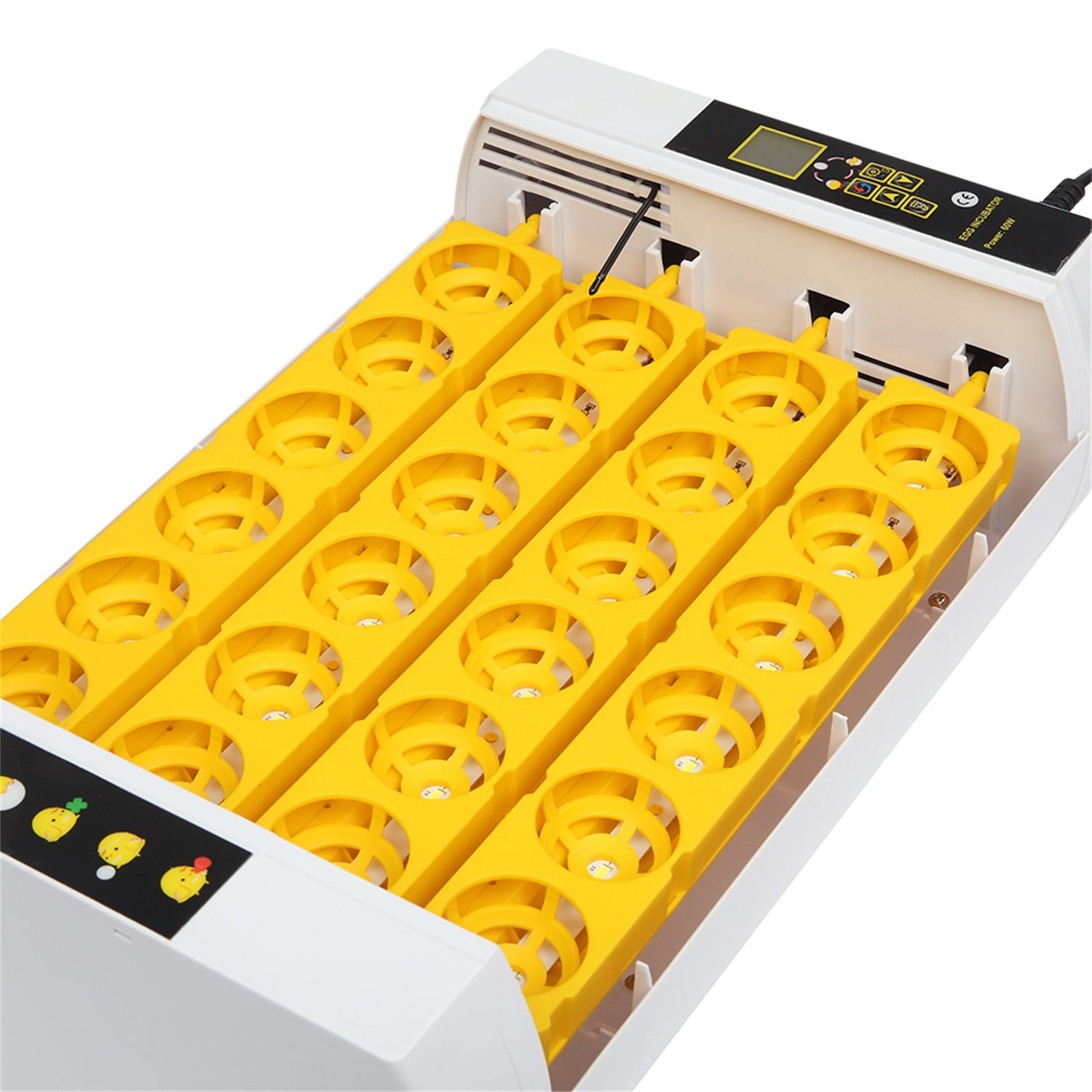 Canddidliike Egg Incubator, 24 Eggs Fully Automatic Digital Poultry Hatcher Machine Breeder with Led Candler, Incubators Gift Set for Kids Canddidliike Egg Incubator, 24 Eggs Fully Automatic Digital Poultry Hatcher Machine Breeder with Led Candler, Incubators Gift Set for Kids