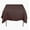Brown, variant on 60"x 60 inch Square Overlay Tablecloth 100% polyester Wholesale Wedding party", (Color: Black)