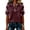 Wine, variant on JULMCOMO Womens Tops Boho Floral Print 3/4 Sleeve Loose Fit Casual Polo Shirts Collared Button Summer Daily Graphic Tees Light Green M