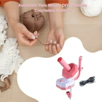 ACDANC Electric Yarn Ball Winder Yarn Cake Winder Lower Noise Automatic Yarn Winder for Pink