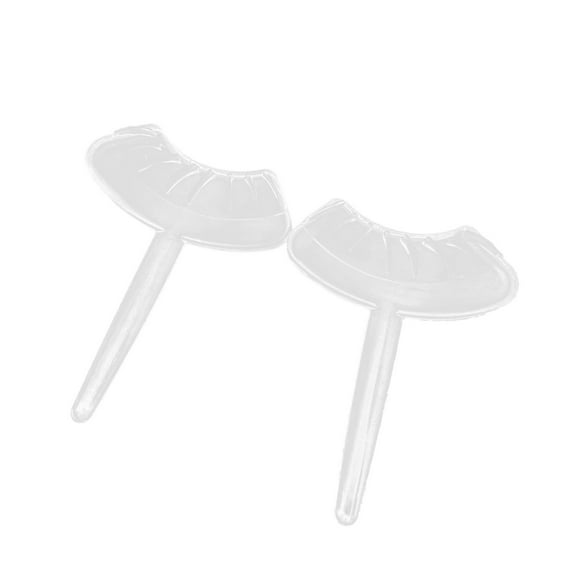 2 uds laje rápido perezoso debajo de la plantilla de pestañas, estampador debajo de las pestañas, herramienta de laje de ojos, herramienta B claro