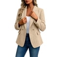 thumbnail image 5 of Purcolt Blazers for Women Business Casual Double Breasted Open Front Long Sleeve Lapel Work Office Blazer Jackets Summer Blazers for Women Lightweight S-2XL, 5 of 8