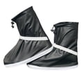 thumbnail image 3 of UPGRATOR 1Par Cubrezapatos Impermeables De PVC Con Suela Antideslizante Y Con Para Días De Lluvia Negros, 3 of 8