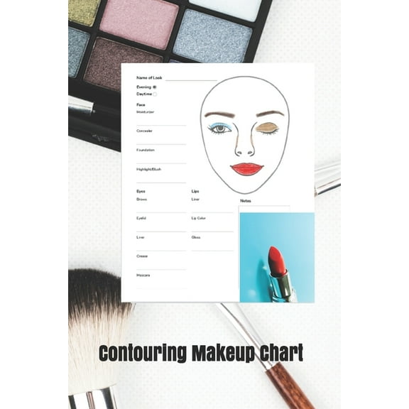 Contouring Makeup Chart: Paper Chart for Makeup Artist (Paperback)