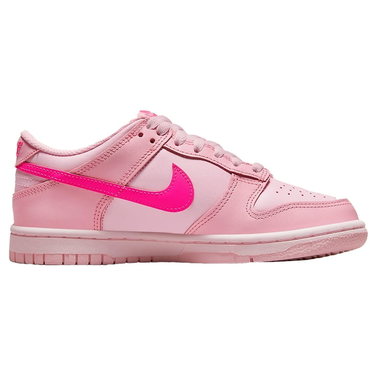 Nike Dunk Low Triple Pink (GS) (Pink) - Size 4.5 - Walmart.com