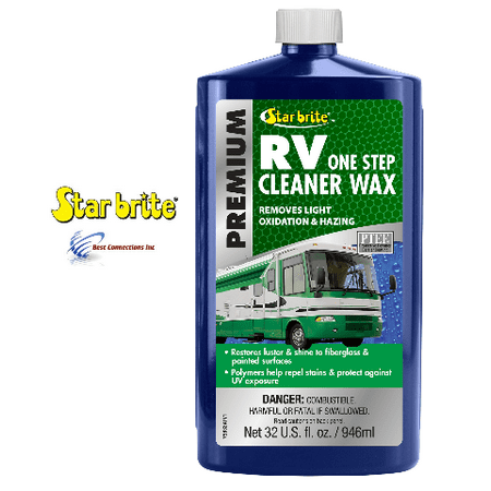 Star brite 32 oz Premium RV One Step Cleaner Wax (The Best Boat Wax)