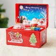 thumbnail image 1 of Christmas Style Music Box Beautiful Plastic Creative Santa Claus Decor LED Music Box for Party, 1 of 8