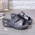 thumbnail image 7 of Domuza Womens Orthopedic Sandals Non Slip Slip on Arch Support Summer Flat Sandals Wide Work Shoes 2026 Beach Vacation Foam Shoes Gray 5（EU-35）, 7 of 7
