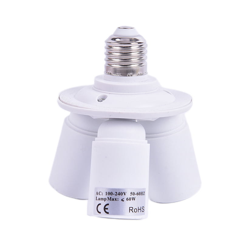 5PCS E27 Light Bulb Socket to E GU10 Lamp Adaptors Converters Base Light Holder 