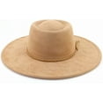 thumbnail image 2 of Wide Brim Fedora Hat for Men Women Big Rancher Felt Hat Pork Pie Jazz Hat, 2 of 7