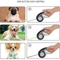thumbnail image 2 of Telescopic Small Dog Leash, Extendable Pull Rope for Pets Under 23kg, 3m Length, Black, 2 of 5
