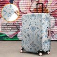 thumbnail image 4 of Blue Marine Floral and Animal Pattern Luggage Cover Fashion Suitcase Cover Baggage Covers Fit 25-28 Inch Luggage (Go Travel), 4 of 5