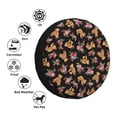 thumbnail image 4 of Fotbe Rose Flower Bear Funda de Llanta de Repuesto con Estampado, Engrosada, Ajuste Universal para Jeep, Remolque, RV, SUV, Camión-14 inch, 4 of 6