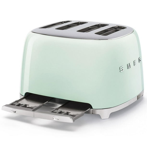 Tostador Smeg Rebanadas Interfaz Multifunción Color Verde Pastel