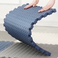 thumbnail image 3 of Tnobhg 12Pcs Extra Thick Yoga Mat High Density EVA Foam Interlocking Floor Tile Home Gym Fitness Exercise Pad Cushion Workout Equipment, 3 of 7