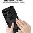 thumbnail image 6 of Cute Bow Phone Case for Boost celero 5g Plus 2024 7", Aesthetic Coquette Black Ribbon Bowknot Pattern Print Design Case Soft Slim Shockproof TPU Protective Funda Cover for Women Girls, 6 of 6
