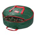 thumbnail image 1 of Bolsa de guirnaldas navideñas navideñas Guirnaldas artificiales dobles Mango de contenedor de almacenamiento a prueba de agua Decorativo Temporadas Juguetes Hogar Verde Scienceny HA009390-02, 1 of 6