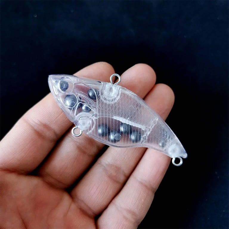 clear fishing lure bodies 7829 Topwater DIY Lures Clear Baits Blanks 7.3cm Lure Blanks for Salmon  Trout Unpainted Swimbait Crankbait Set