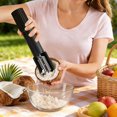 thumbnail image 2 of Electric Coconut Grater Machine Portable Handheld Coconut Scraper Peeler Wireless Automatic Splash Rotating Kitchen Grater Stainless Steel Coconut Electric Roller 2200mAh, 2 of 8