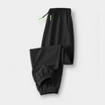 thumbnail image 2 of GigrtiJin 4-15 Years Boys Teenagers Activewear Pants Solid Color Elastic Waisted Drawstring Cinch Bottom Casual Jogger Pants with Pocket, 2 of 3